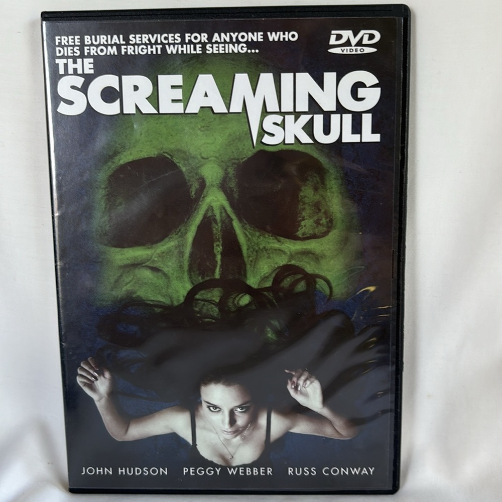 2Pack Scary Halloween DVDs THE SCREAMING SKULL & MESSAGES FROM BEYOND BEWARE